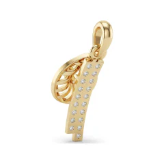 0.29 CTTW Diamond Nautilus Spiral Pendant | Sculpted Necklace in 10K Yellow Gold thumbnail 3