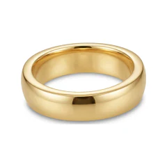 0.73 CTTW Multi-Row Pave Eternity Wide Band in 10K Yellow Gold thumbnail 3